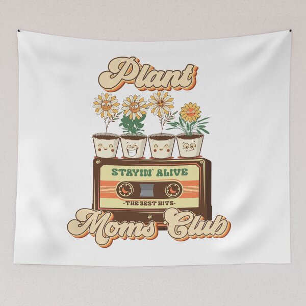Item preview, Mothers day plant  lover groovy cassette Retro Funny sarcastic quote designed and sold by HomeCoquette.