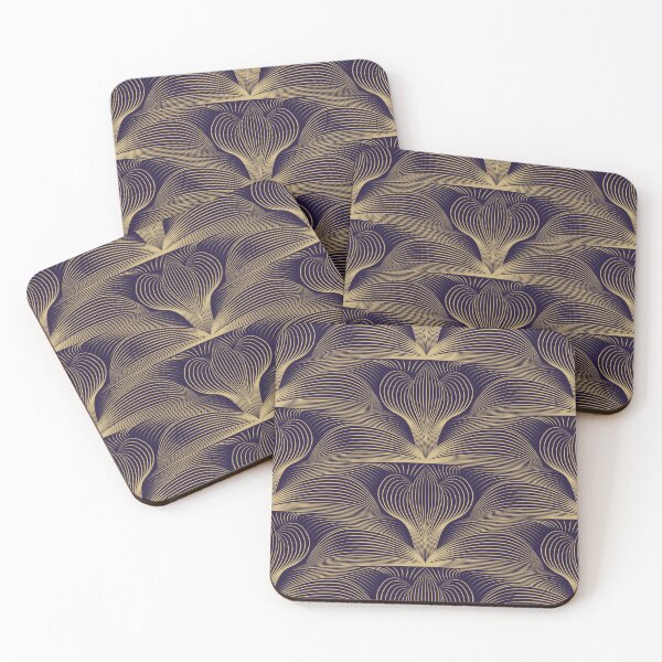 Item preview, Abstract geometric pattern - Lines of flowers 3 designed and sold by Hemindway.
