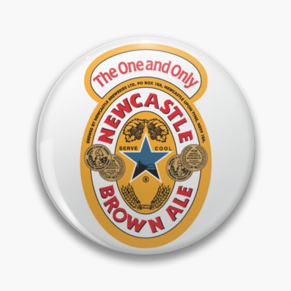Item preview, Newcastle Brown Ale Sticker designed and sold by Grizzlytees.