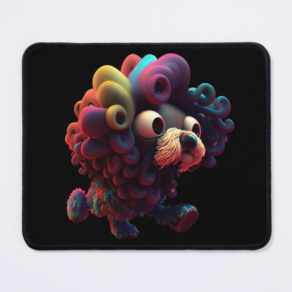 Item preview, Rainbow Curly Poodle designed and sold by Zaolta.