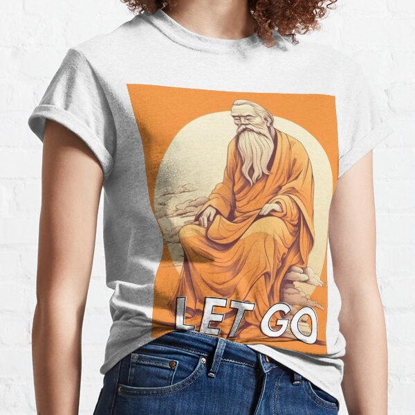 Aperçu de l'œuvre Taoism Illustration Lao Tzu Let Go créée et vendue par CremisArt.