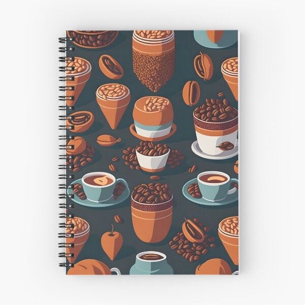 Item preview, Coffee and sweets pattern, beans, morning coffee, seamless style designed and sold by Skyluxdesign.