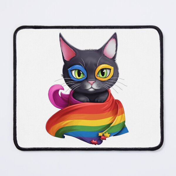 Item preview, Rainbow cat - LGBTQ+ designed and sold by PenguiQueer.