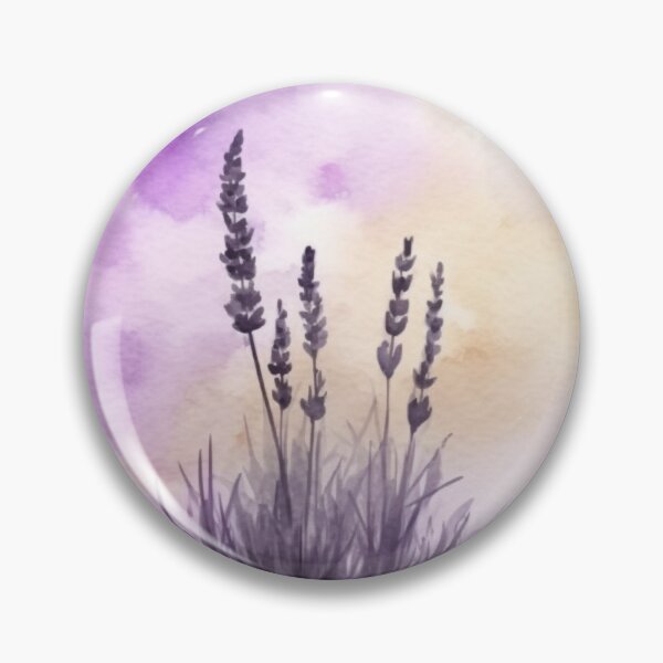 Item preview, Lavenda watercolour in circle  designed and sold by BestsellerCom.