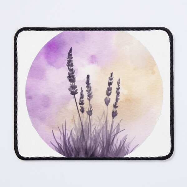 Item preview, Lavenda watercolour in circle designed and sold by BestsellerCom.