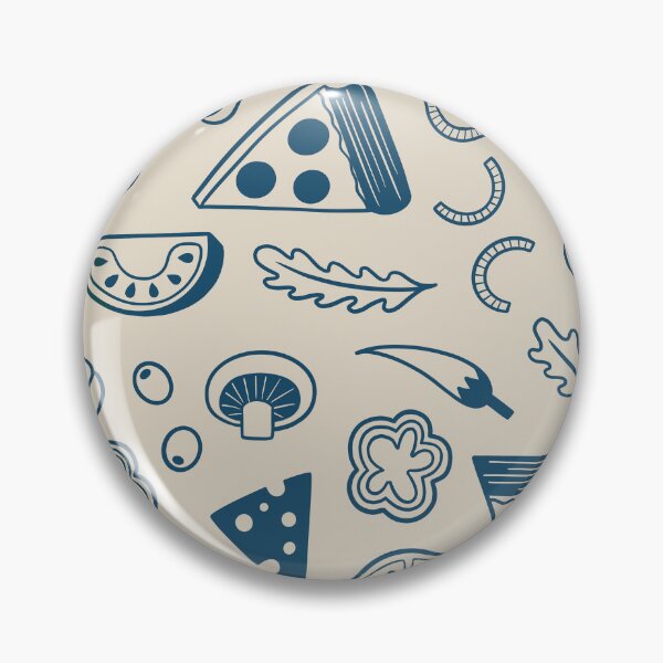 Artikelvorschau, Pizzamuster - Marineblau entworfen und verkauft von joizart.