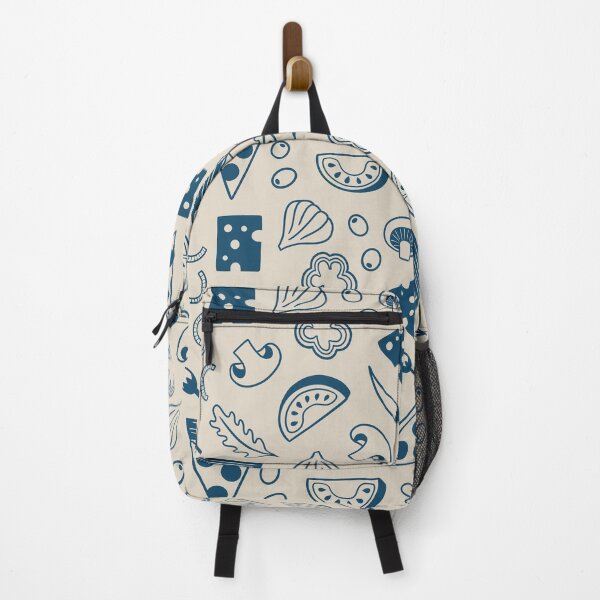 Item preview, Pizza Pattern - Navy designed and sold by joizart.