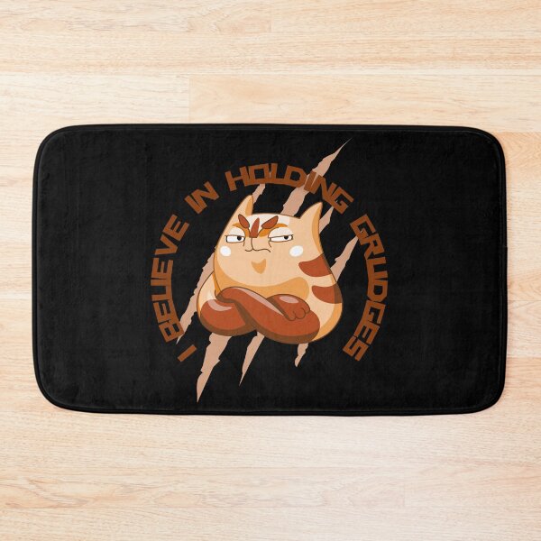 Item preview, I Believe In Holding Grudges Moody Cartoon Cat designed and sold by CarleLS.