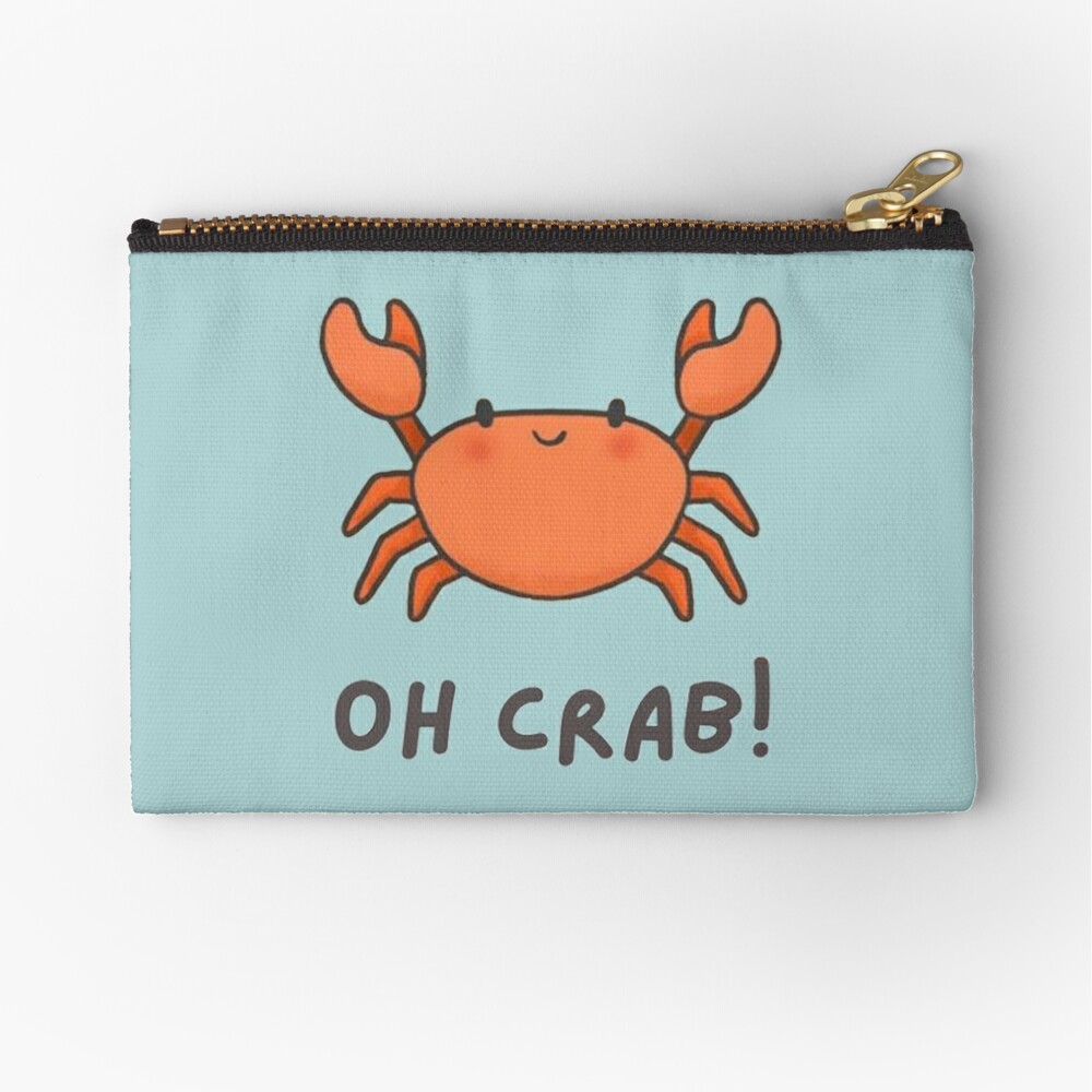 Oh Crab White Beach Bag