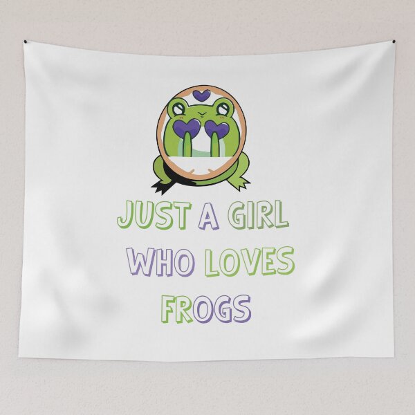 Item preview, Just a Girl Who Loves Frogs :  Frog Gift, Frog Women, Funny Animal Gift,  Funny Frog Lover, Print Sublimation Designs, PNG Files High Resolution designed and sold by Lea bolo.