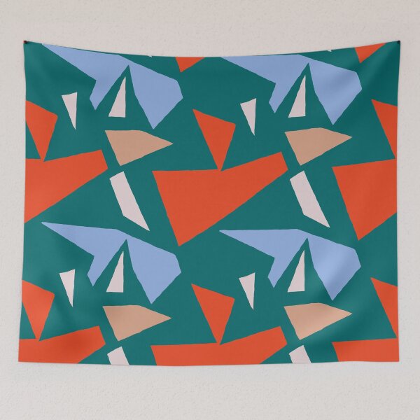 Item preview, Abstract organic geometric shapes modern art designed and sold by ankka.