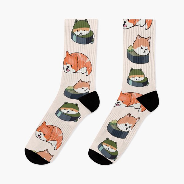 Item preview, Shiba Inu Sushi Pack designed and sold by StickerWorlds.
