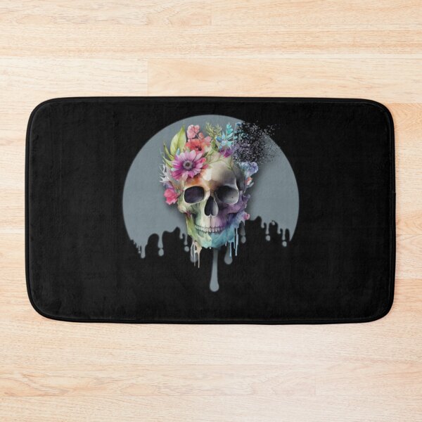 Item preview, Os Et Botanique Skulls Flowers Dripping Green designed and sold by AlpacaSmokes.