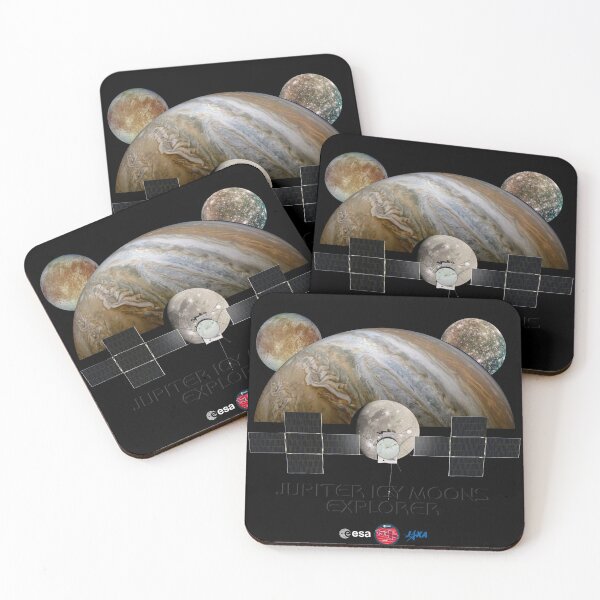 Item preview, JUICE Mission 2023 by ESA and JAXA: Show Your Support for Jupiter Icy Moons Exploration by ESA - Perfect for Astronomers, Physicists, Teachers, Space Enthusiasts, and Science Lovers designed and sold by marboywonderboy.