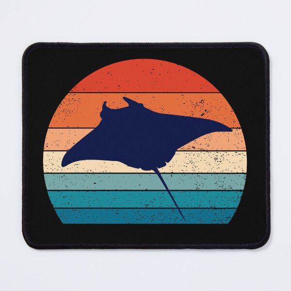 Item preview, Retro Design Manta Ray T-Shirt and Gifts For Manta Ray Lover, Animal Lover designed and sold by Kenny789.