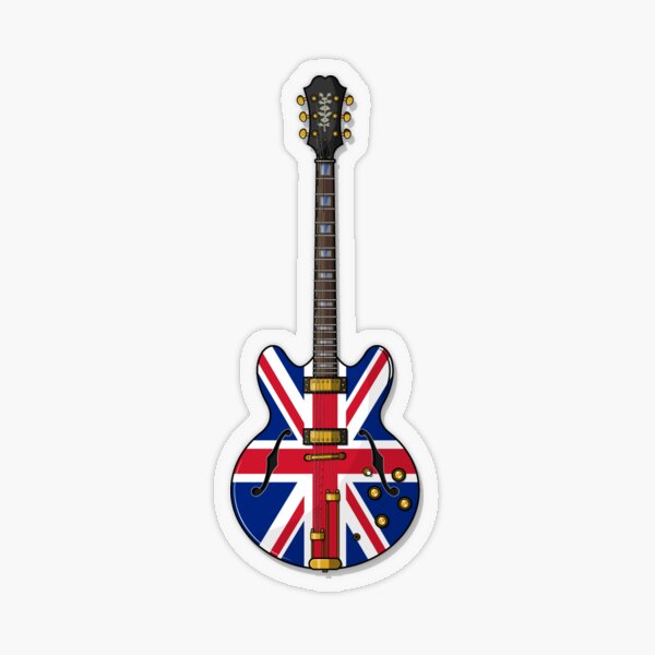 Item preview, Noel Gallagher's Union Jack Guitar designed and sold by LeeThomasDesign.
