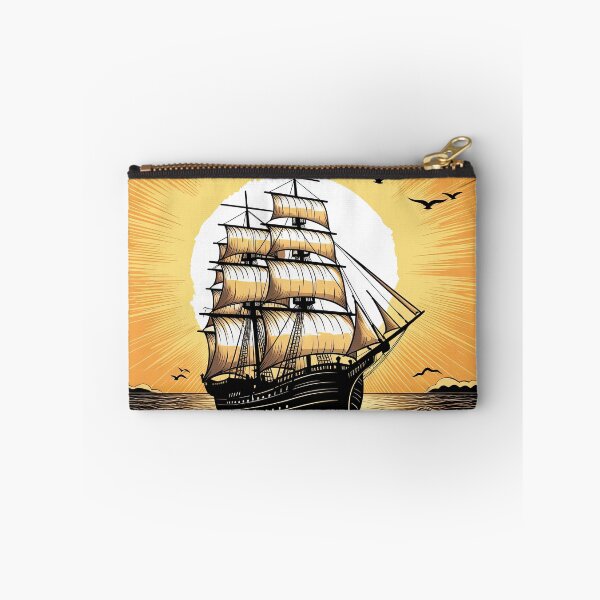 Item preview, Pirate Ship at Sunset designed and sold by ArtShiftFL.