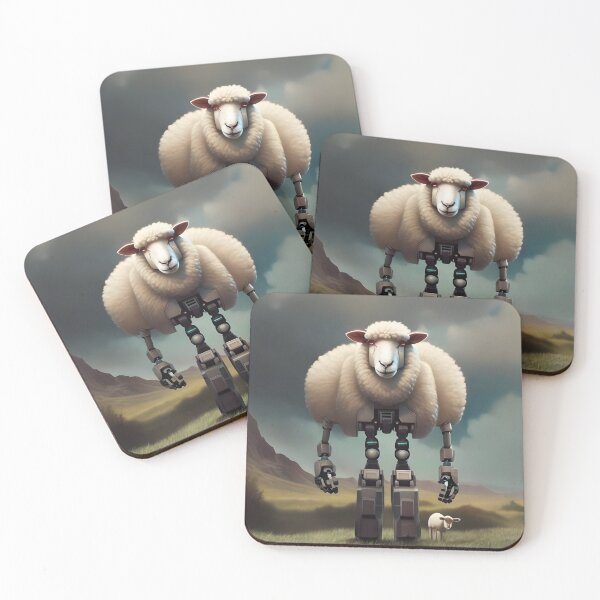 Item preview, Robot-Sheep - Half sheep, half robot designed and sold by SheepAttack.