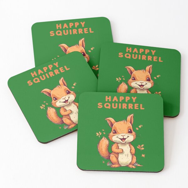 Item preview, Happy Squirrel Funny Little designed and sold by michallaga.