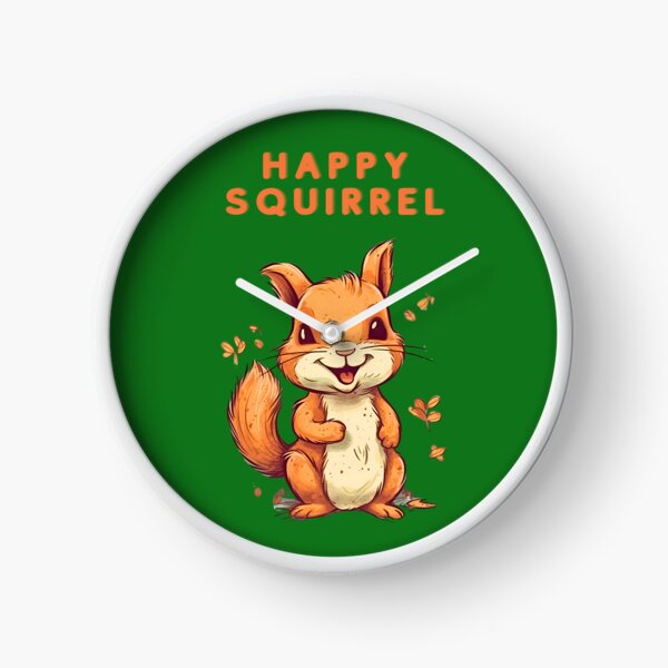 Item preview, Happy Squirrel Funny Little designed and sold by michallaga.