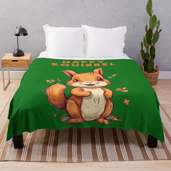 Item preview, Happy Squirrel Funny Little designed and sold by michallaga.