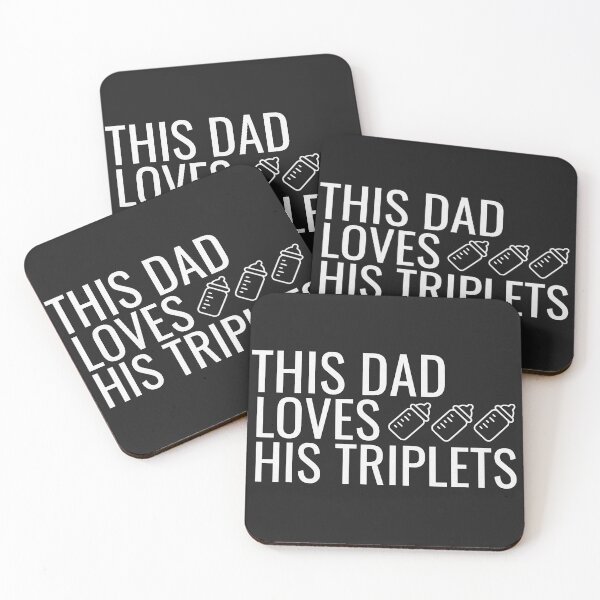 Item preview, This dad loves his triplets milk bottle designed and sold by somi3art.