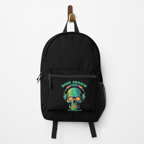 Item preview, Skull wearing headphones - Bone shakin beats designed and sold by Gerald Waters.