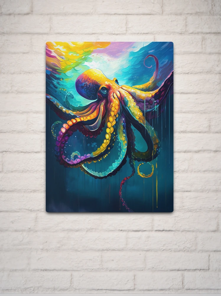 Metallic Octopus IV outlet Poster Painting canvas 12*18inch