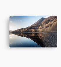 Autumn Reflections at Loch Leven Metal Print
