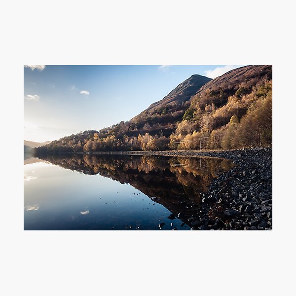 Autumn Reflections at Loch Leven Photographic Print