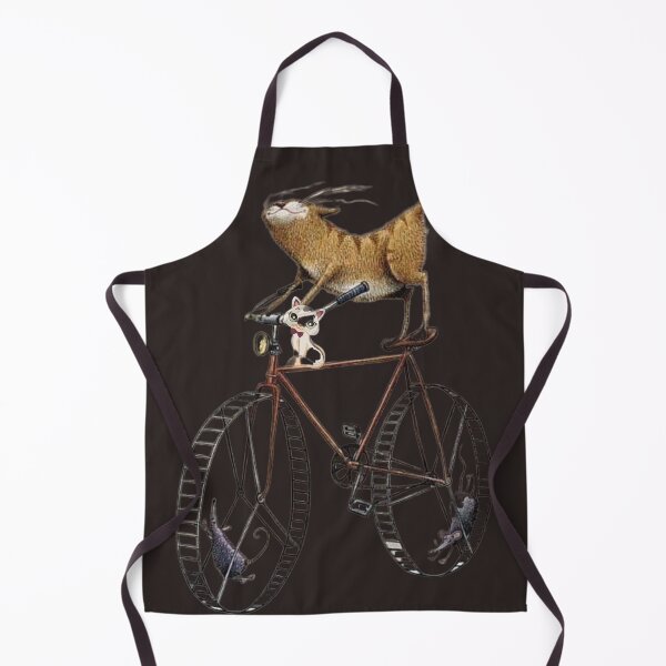 Item preview, A tomcat and a cat on a bicycle tour designed and sold by Sanooshop.