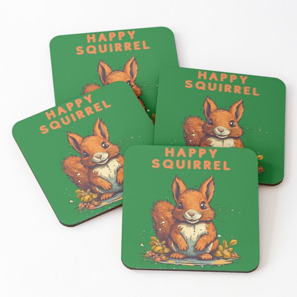 Item preview, Happy Squirrel Funny Little designed and sold by michallaga.