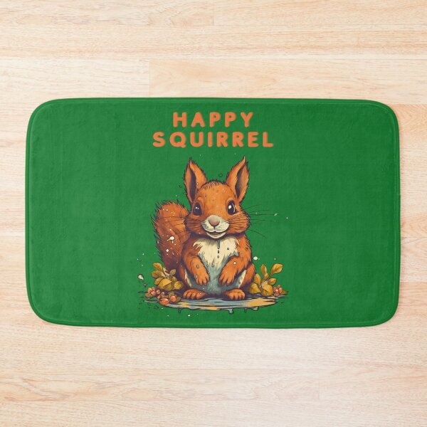 Item preview, Happy Squirrel Funny Little designed and sold by michallaga.