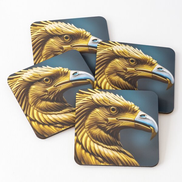 Item preview, Golden Griffin portrait, impasto, Ai Generated Art  designed and sold by ACC .