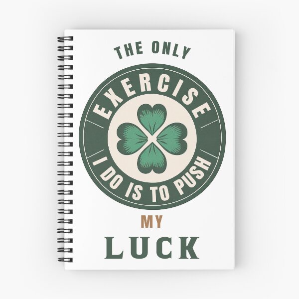 Item preview, Push Your Luck with Clover designed and sold by CinEmmaDesign.