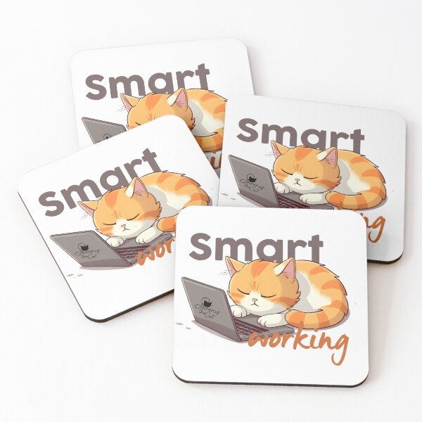Item preview, Smart Working Cat designed and sold by urban-warriors.
