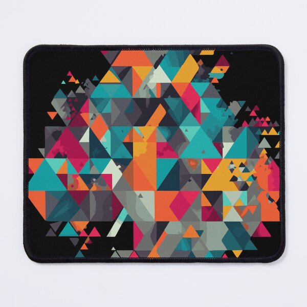 Item preview, Abstract colorful triangle design designed and sold by TheShirtempire.