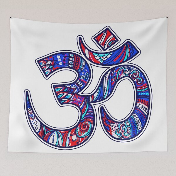 Item preview, Hindu Spiritual Symbol 'Oam' Colorful Design designed and sold by deepakrode7.
