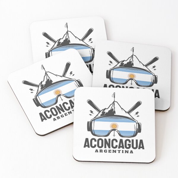Item preview, Aconcagua Argentina Ski Resort Skiing Souvenir designed and sold by JackCurtis1991.