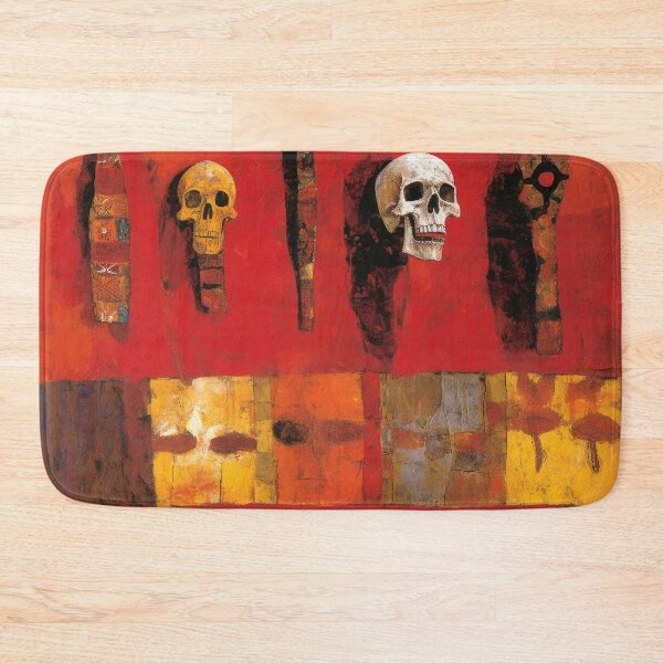 Item preview, Vibrant Mesoamerican Skulls designed and sold by ddaiart.