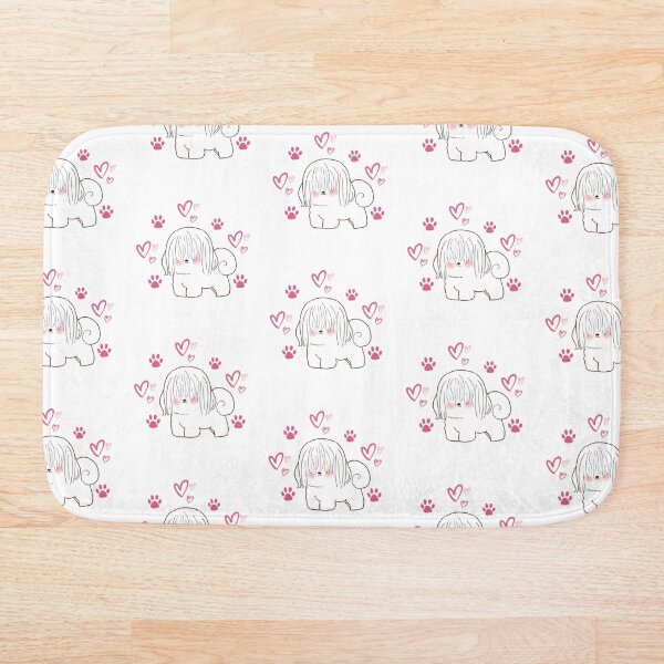 Item preview, Cute Dog with Hearts and Paw Prints designed and sold by Anyone For Seconds Designs.