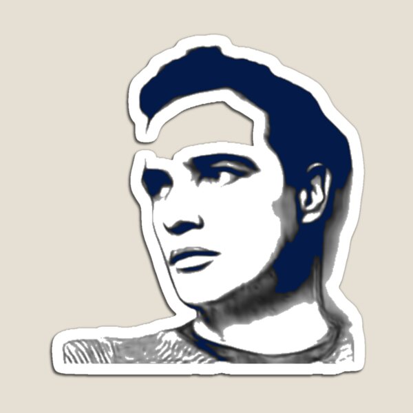Vista previa del artículo con la obra «marlon brando», diseñado y vendido por Gentle40Winks.