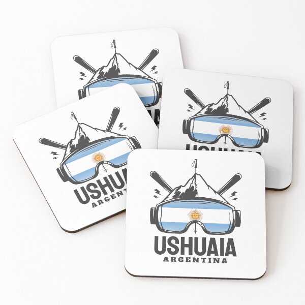 Item preview, Souvenir de esquí del centro de esquí Ushuaia Argentina designed and sold by JackCurtis1991.