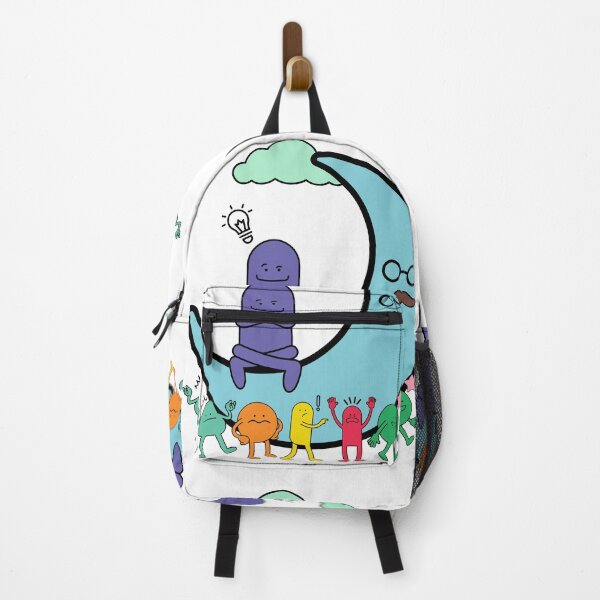 Item preview, Comic characters sitting on the moon designed and sold by JadeNeststudio.