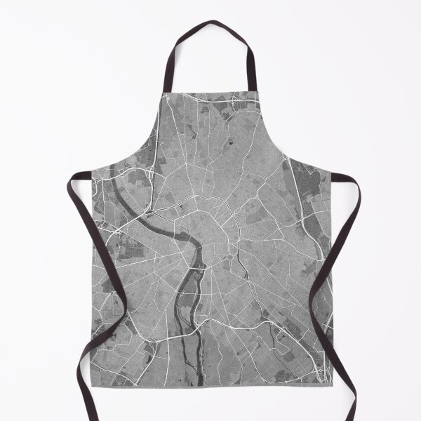 Item preview, Map of Toulouse (France) in gray vintage style designed and sold by blursbyai.
