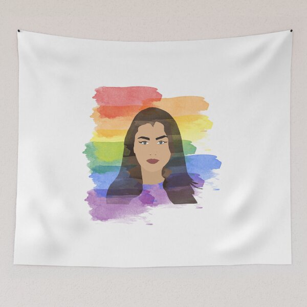 Item preview, Lauren Jauregui - Gay Pride Rainbow Flag designed and sold by anafilipal.