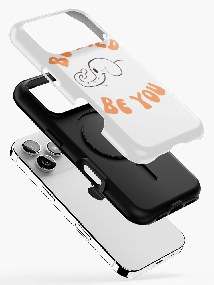 Thumbnail 2 of 4, iPhone Case, Be Bold, Be YOU (Orange) designed and sold by RascalDesigns.