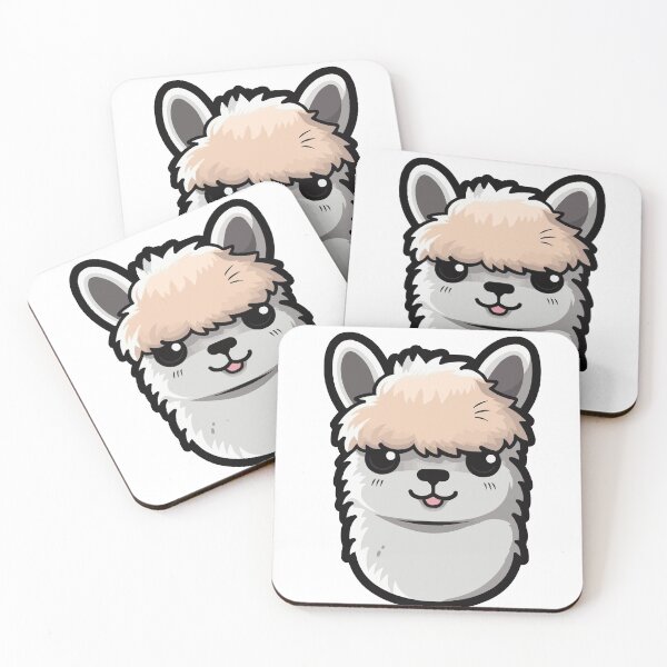 Item preview, Smiling Alpaca designed and sold by TheLovelyPets.