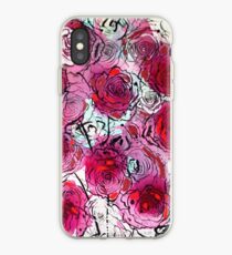 Burgundy Roses iPhone Case