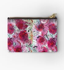 Burgundy Roses Studio Pouch